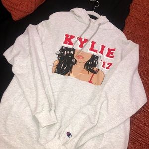 Kylie Jenner Champion hoodie